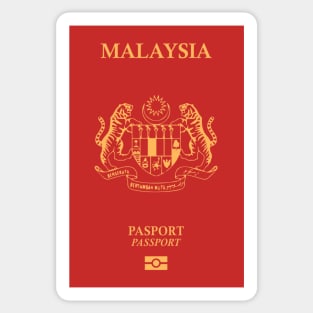 Malaysia passport Sticker